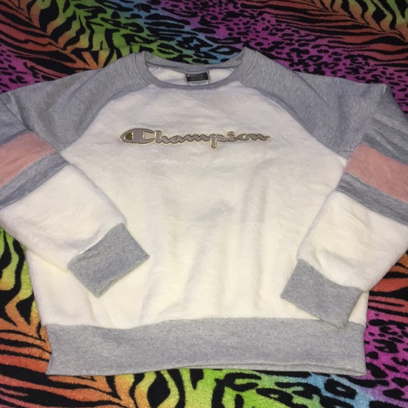 Champion Sweaters - Champion fur crewneck